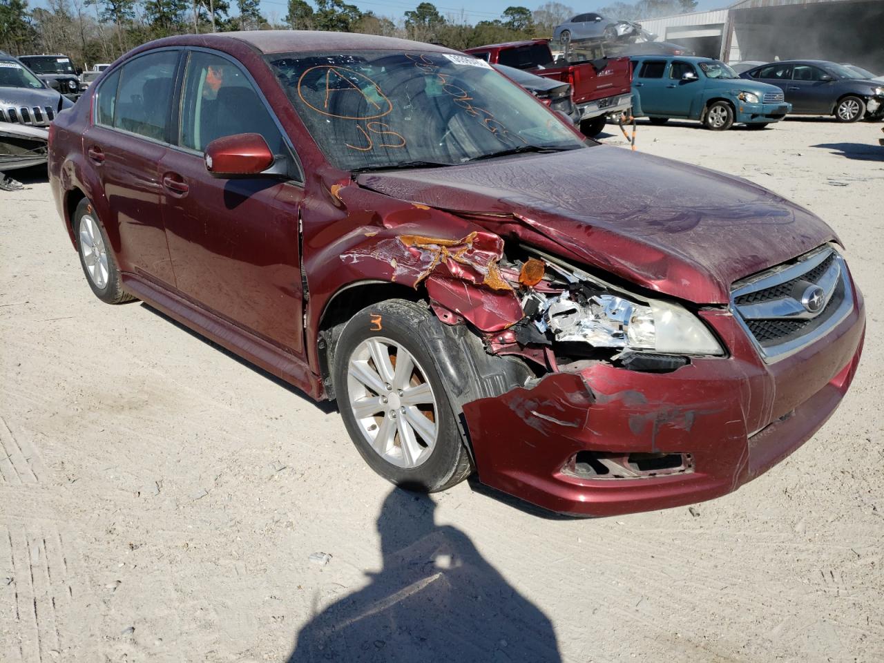 SUBARU LEGACY 2010 with VIN 4S3BMCC64A3237802 - Photo from auction