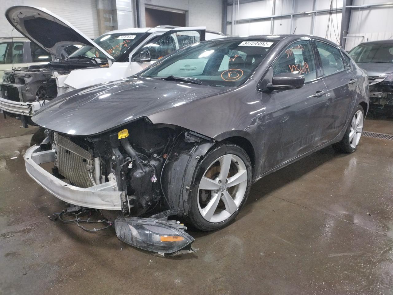 Photo 2 from auction – 2015 DODGE DART GT with VIN 1C3CDFEB6FD252727
