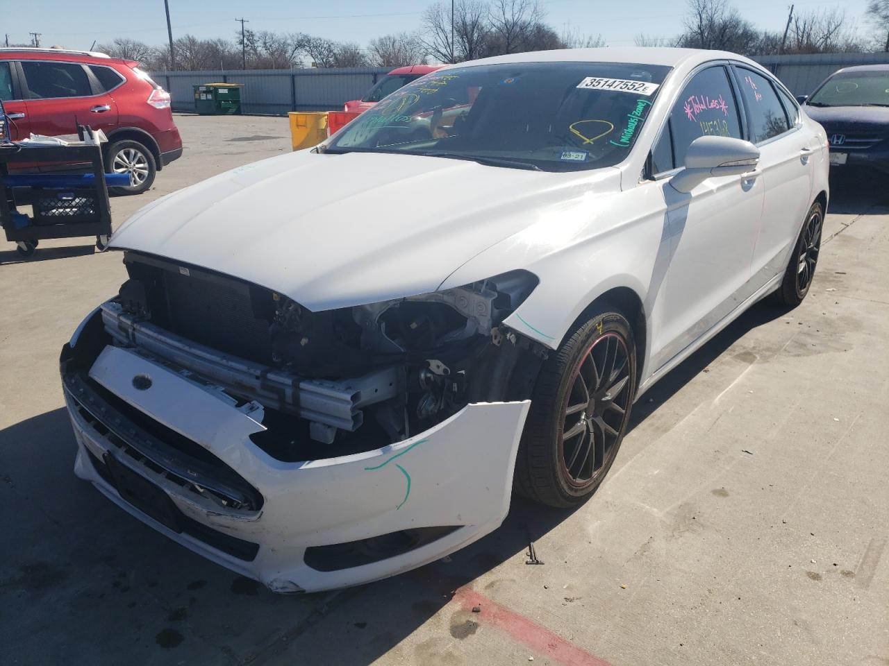 Photo 2 from auction – 2014 FORD FUSION SE with VIN 3FA6P0H99ER358784