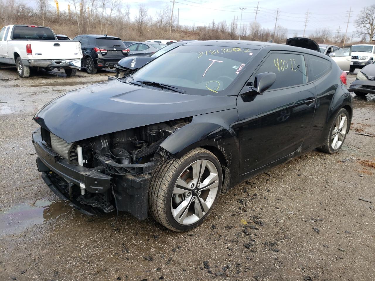 Photo 2 from auction – 2017 HYUNDAI VELOSTER with VIN KMHTC6AD3HU319952