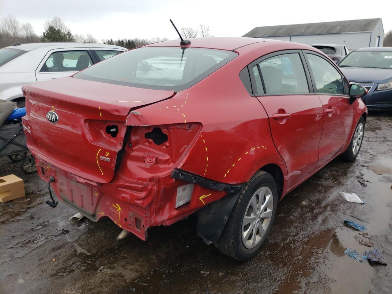 Photo 4 from auction – 2015 KIA RIO LX with VIN KNADM4A34F6438917