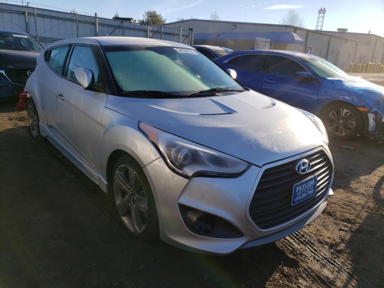 HYUNDAI VELOSTER T 2014 with VIN KMHTC6AE2EU199758 - Photo from auction