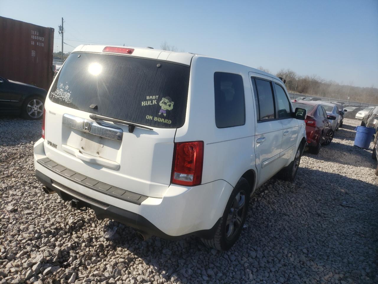 Photo 4 from auction – 2012 HONDA PILOT EXL with VIN 5FNYF3H62CB009431