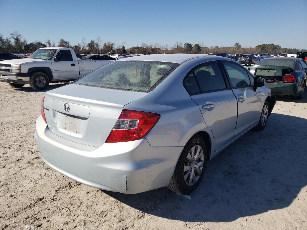 Photo 4 from auction – 2012 HONDA CIVIC LX with VIN 19XFB2F57CE074725