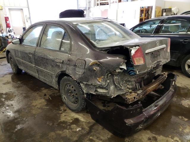 Photo 3 from auction – 2001 HONDA CIVIC EX with VIN 2HGES26731H594615