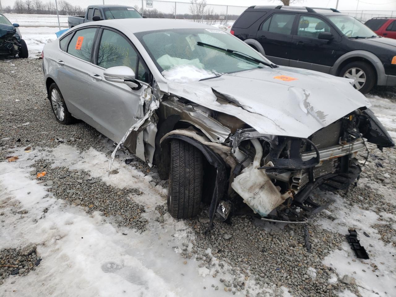 FORD FUSION SE 2014 with VIN 3FA6P0LU9ER174800 - Photo from auction