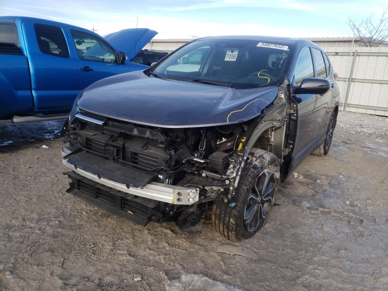 Photo 9 from auction – 2021 HONDA CR-V EX with VIN 5J6RW2H54ML002138