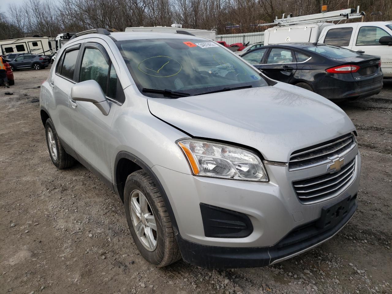 CHEVROLET TRAX 1LT 2016 with VIN 3GNCJPSB7GL199571 - Photo from auction