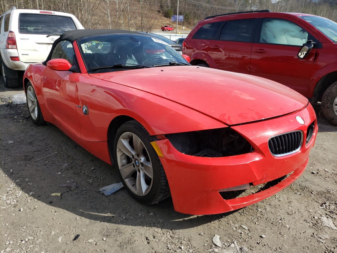 BMW Z4 3.0 2007 with VIN 4USBU33587LW73711 - Photo from auction