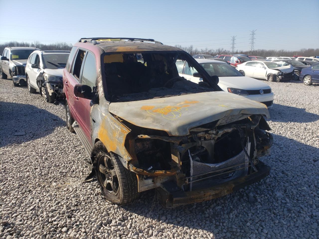 Zdjęcie 9 z aukcji – 2006 HONDA PILOT EX z VIN 5FNYF28426B019616