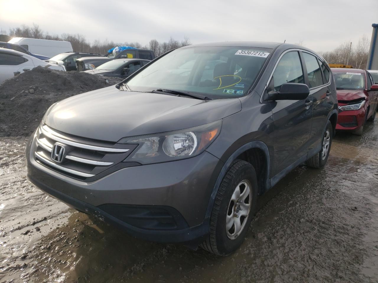 Photo 2 from auction – 2014 HONDA CR-V LX with VIN 2HKRM4H33EH686286