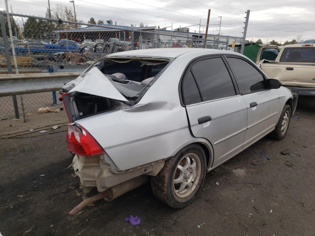 Photo 4 from auction – 2001 HONDA CIVIC with VIN 2HGES16541H618980