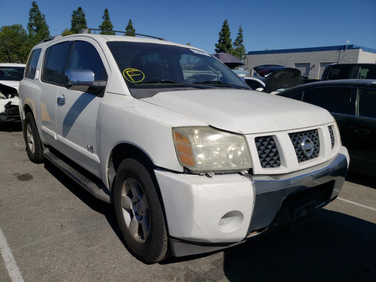 NISSAN ARMADA 2007 with VIN 5N1AA08A97N716192 - Photo from auction