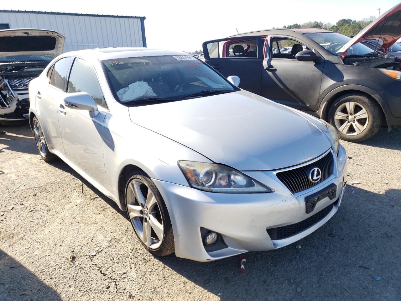 LEXUS IS 250 2012 with VIN JTHBF5C21C5176045 - Photo from auction
