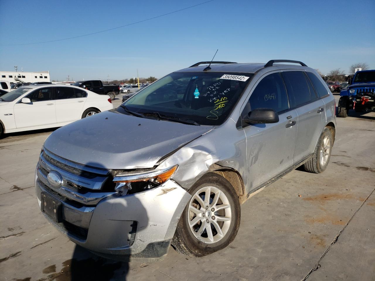 Photo 2 from auction – 2013 FORD EDGE SE with VIN 2FMDK3GC5DBA83020