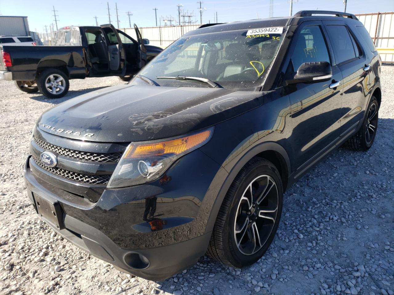 Photo 2 from auction – 2014 FORD EXPLORER S with VIN 1FM5K8GT7EGA90742