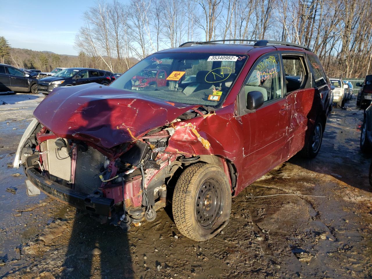 Photo 2 from auction – 2006 TOYOTA SIENNA CE with VIN 5TDZA23C76S419684