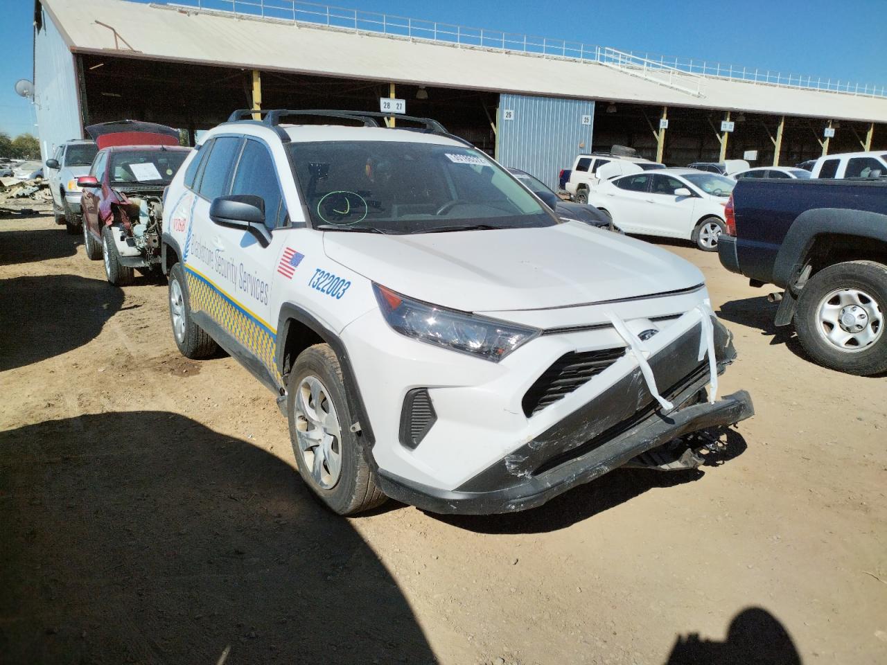 TOYOTA RAV4 LE 2020 with VIN 2T3H1RFV3LC079768 - Photo from auction