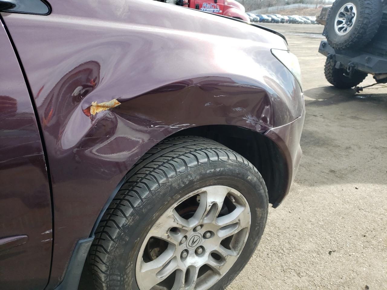 Photo 9 from auction – 2008 ACURA MDX TECHNO with VIN 2HNYD28648H556454