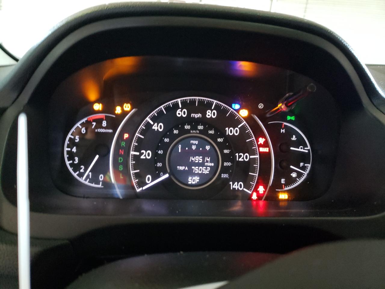 Photo 8 from auction – 2015 HONDA CR-V EX with VIN 5J6RM4H56FL081591