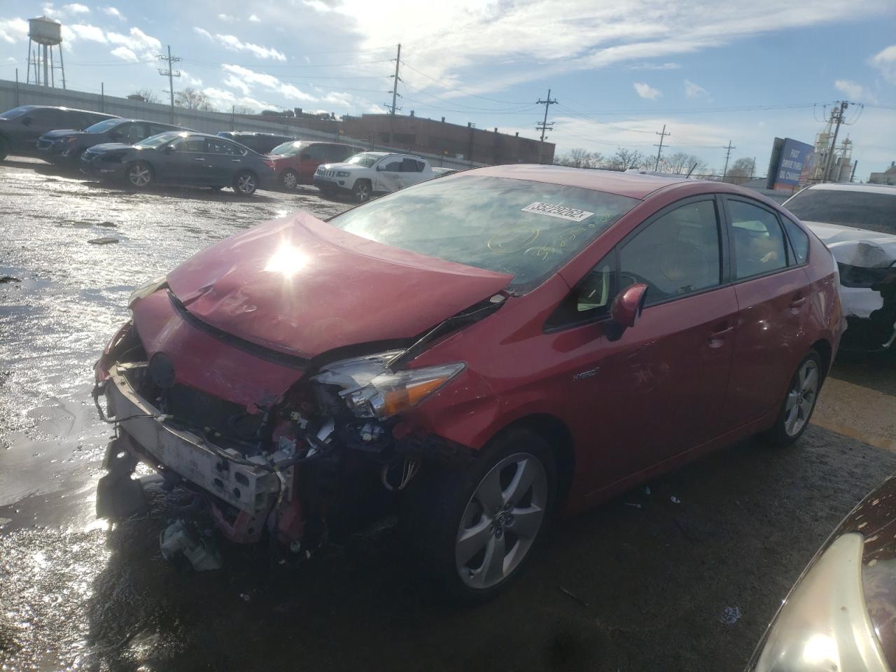 Photo 2 from auction – 2014 TOYOTA PRIUS with VIN JTDKN3DU7E0358020