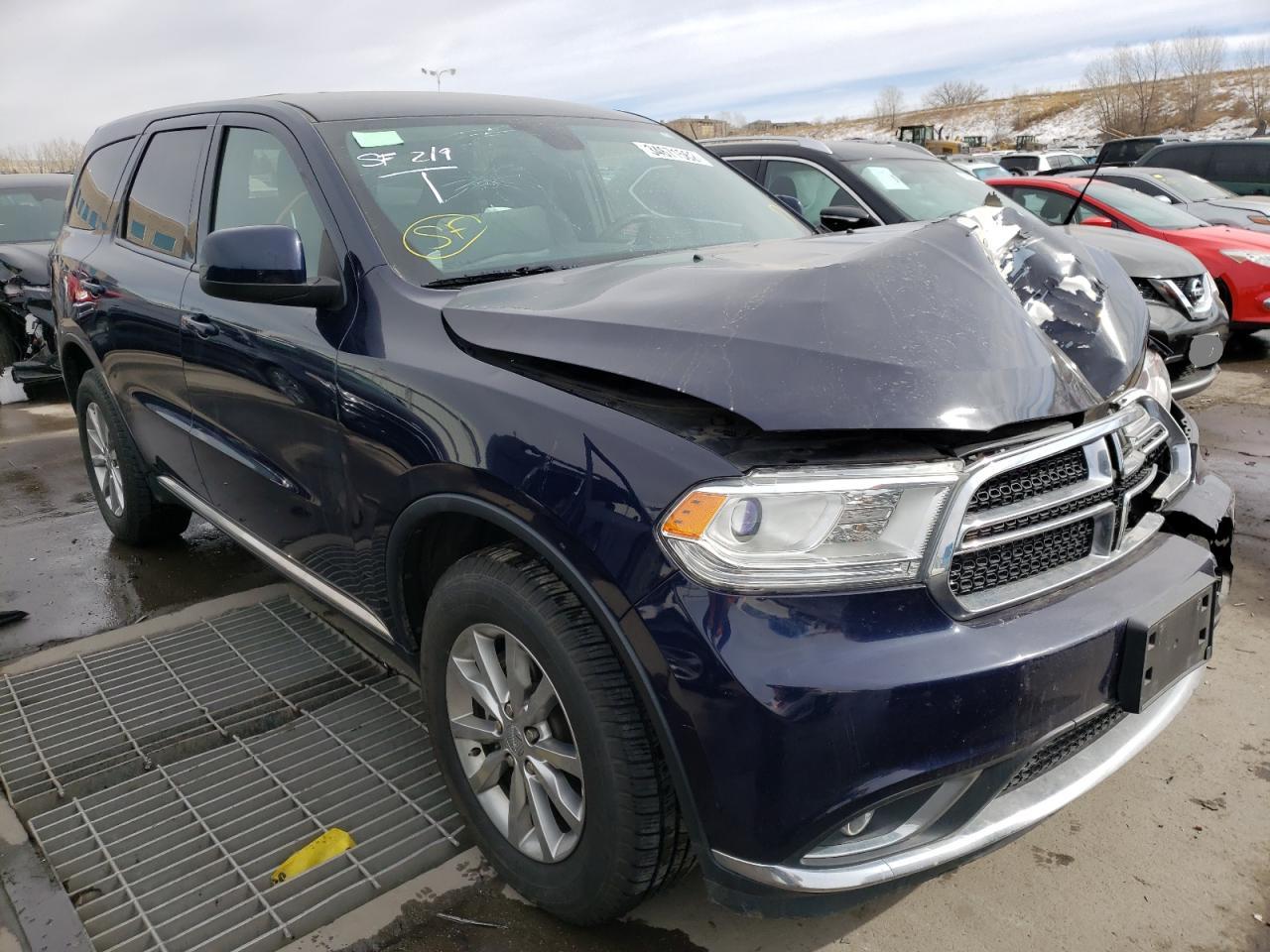 DODGE DURANGO SX 2017 with VIN 1C4RDJAG9HC929028 - Photo from auction