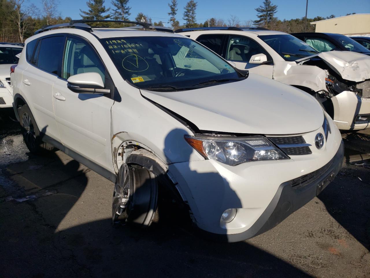 TOYOTA RAV4 LIMIT 2015 with VIN 2T3DFREV6FW281038 - Photo from auction