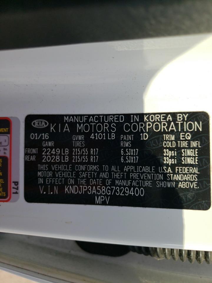 Photo 10 from auction – 2016 KIA SOUL + with VIN KNDJP3A58G7329400