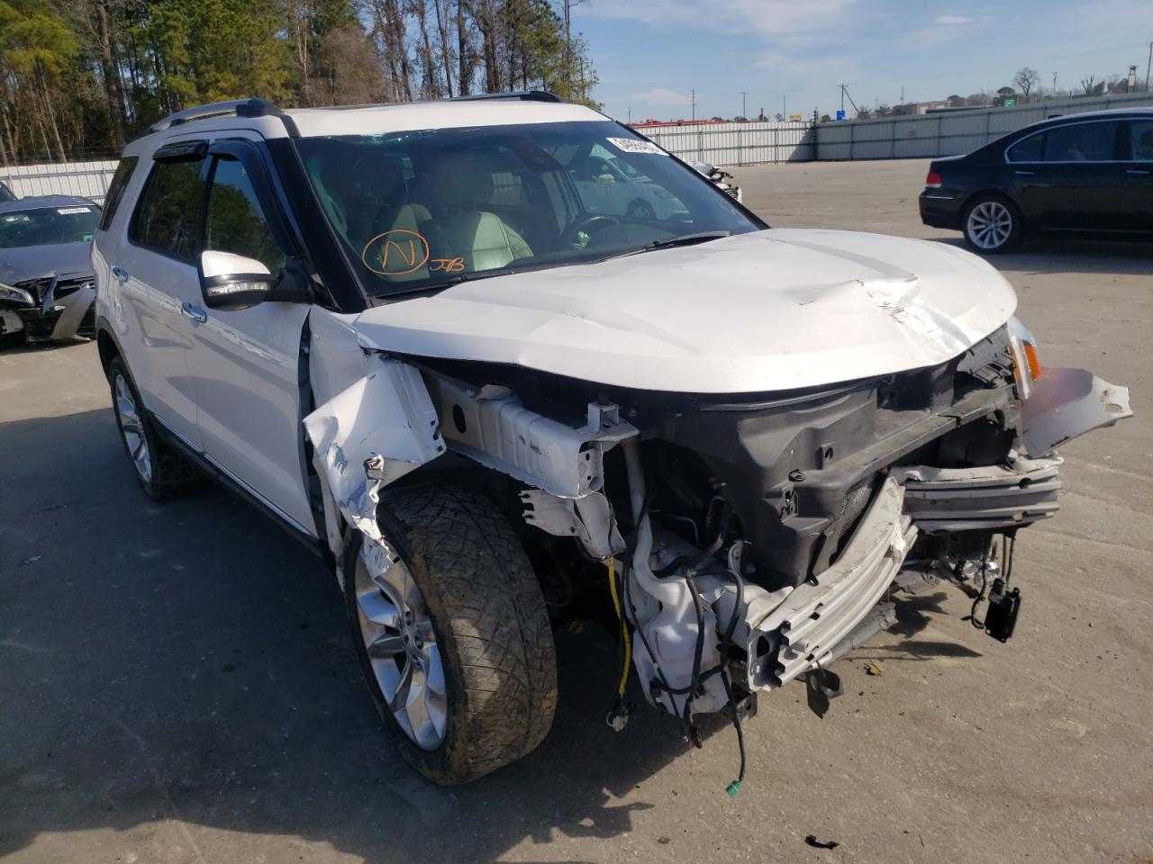 FORD EXPLORER L 2013 with VIN 1FM5K8F82DGA53111 - Photo from auction