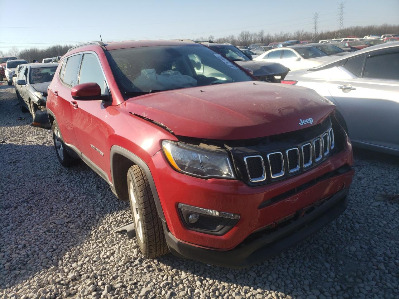 JEEP COMPASS LA 2019 z numerem VIN 3C4NJCBB1KT652151 - Zdjęcie z aukcji