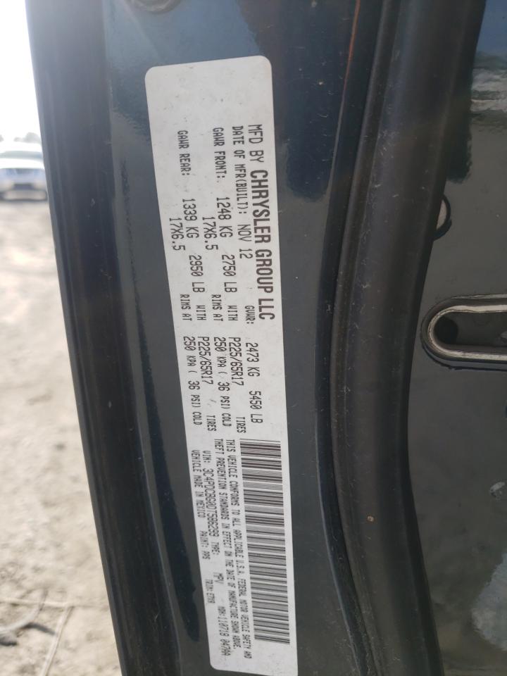 Photo 10 from auction – 2013 DODGE JOURNEY SX with VIN 3C4PDCBG0DT586299