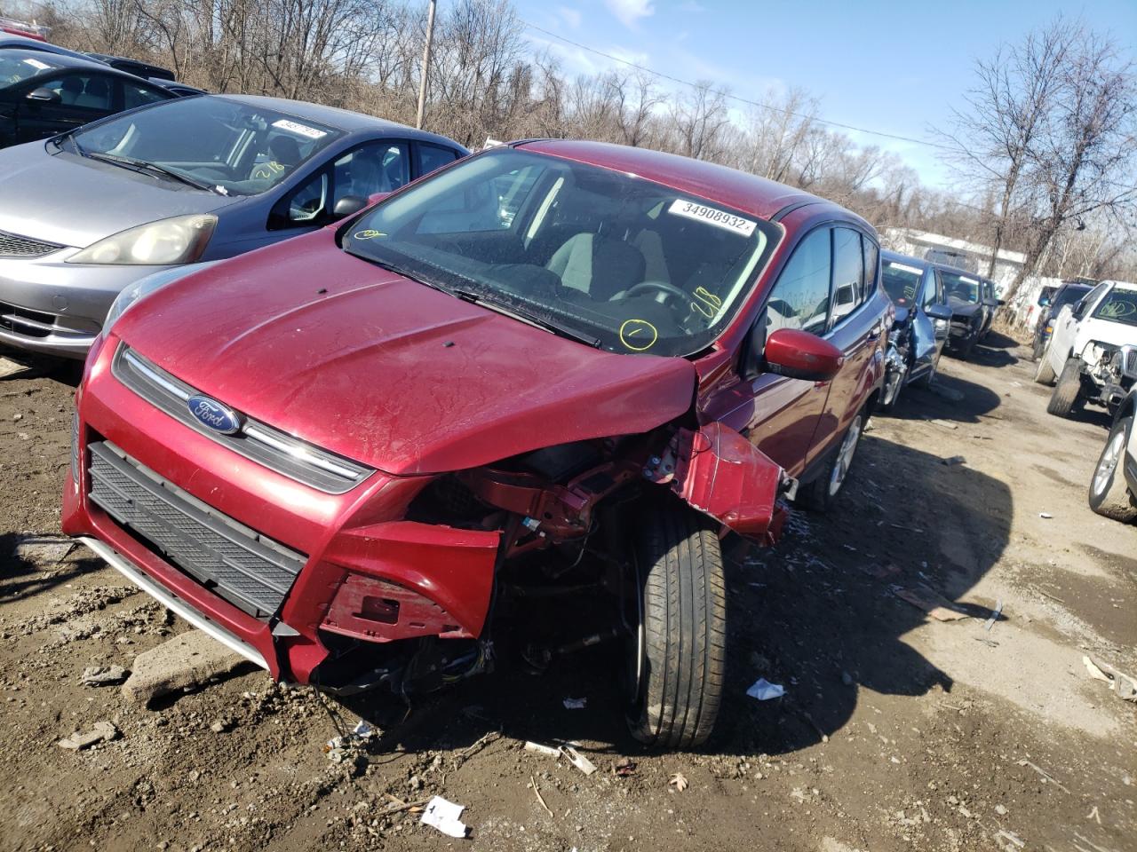 Photo 2 from auction – 2016 FORD ESCAPE SE with VIN 1FMCU0G75GUC44939