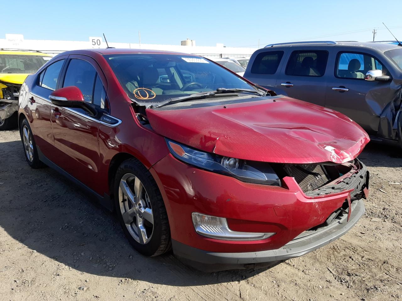 CHEVROLET VOLT 2015 with VIN 1G1RB6E4XFU106109 - Photo from auction