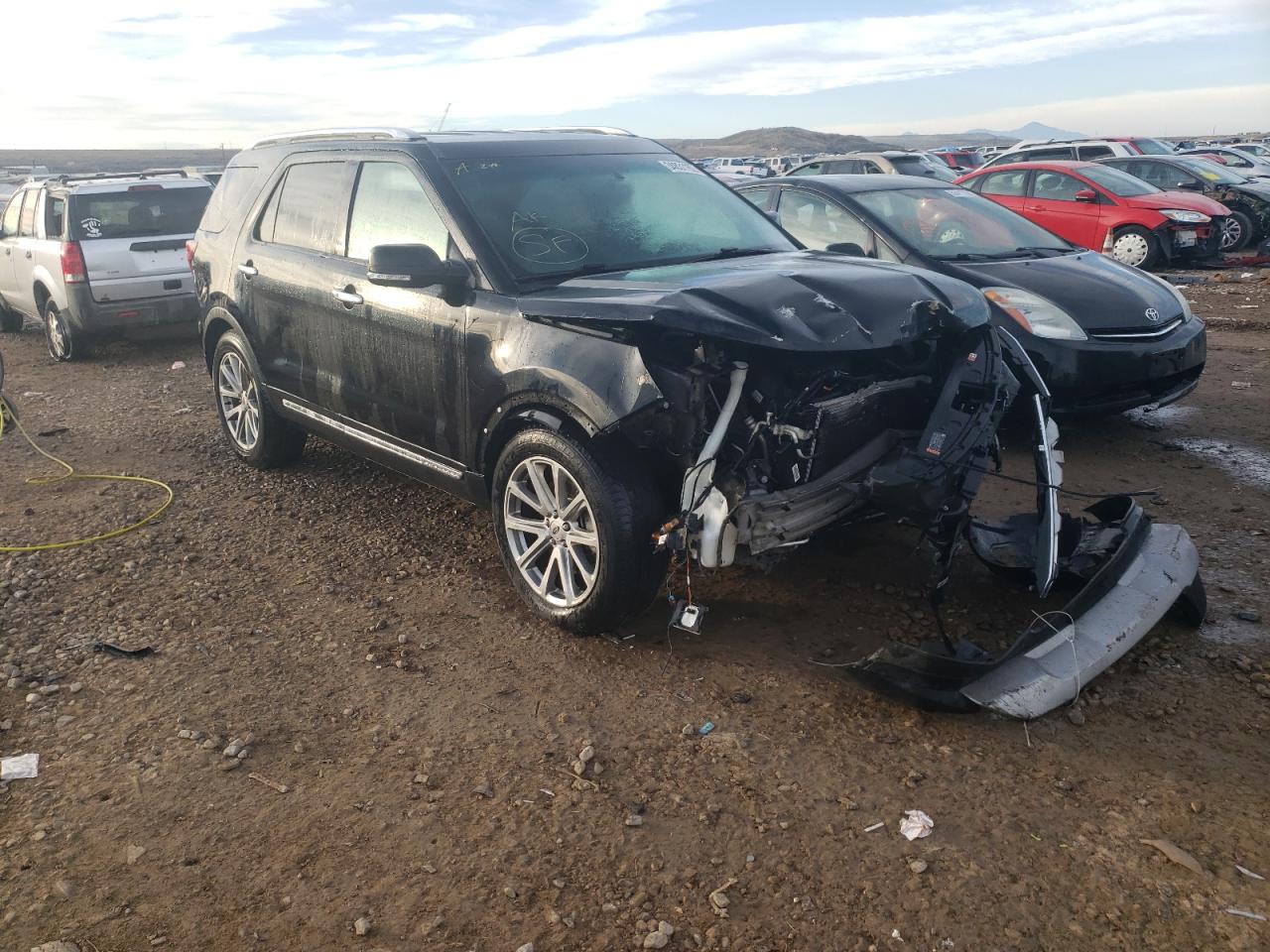 FORD EXPLORER L 2017 with VIN 1FM5K7F81HGB81856 - Photo from auction