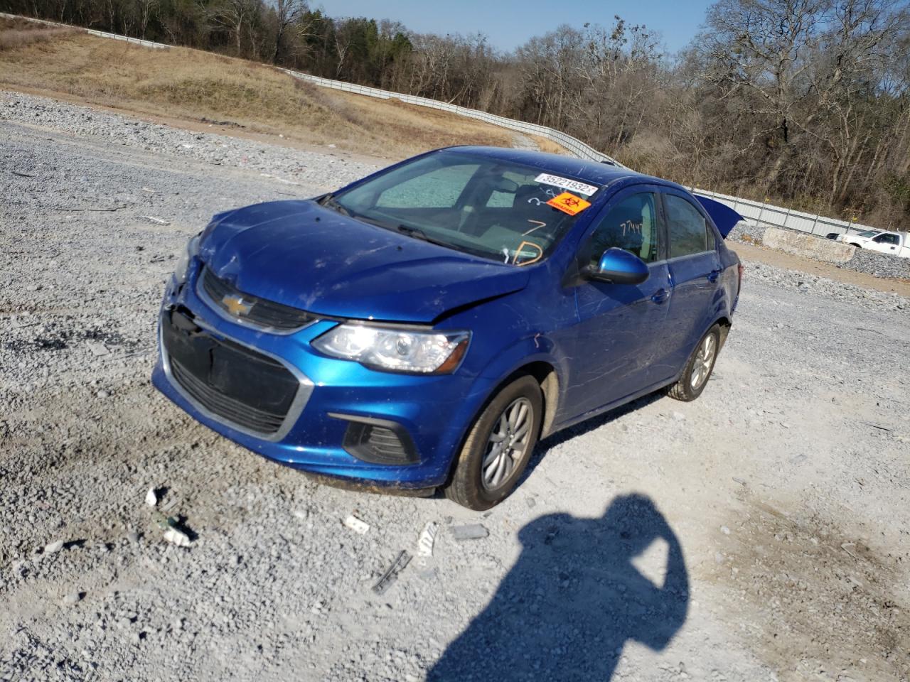 Photo 2 from auction – 2019 CHEVROLET SONIC LT with VIN 1G1JD5SB3K4135756