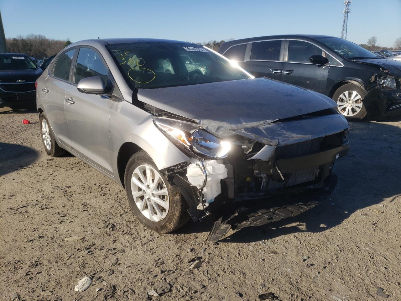HYUNDAI ACCENT SE 2021 with VIN 3KPC24A63ME134600 - Photo from auction