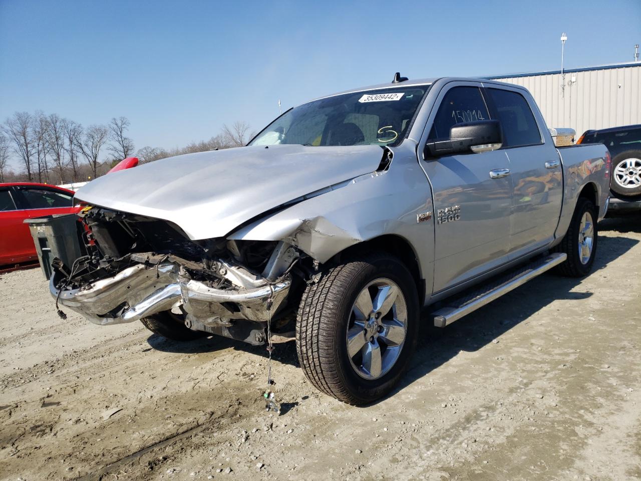 Photo 2 from auction – 2017 RAM 1500 SLT with VIN 3C6RR7LT1HG574116