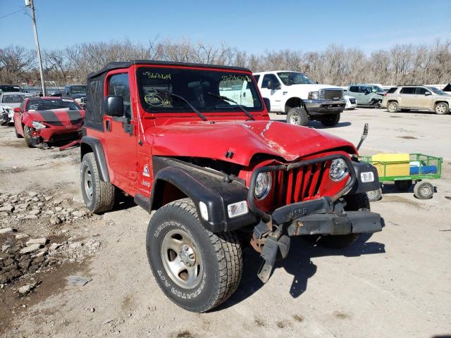 JEEP WRANGLER C 2003 with VIN 1J4FA39S23P363614 - Photo from auction