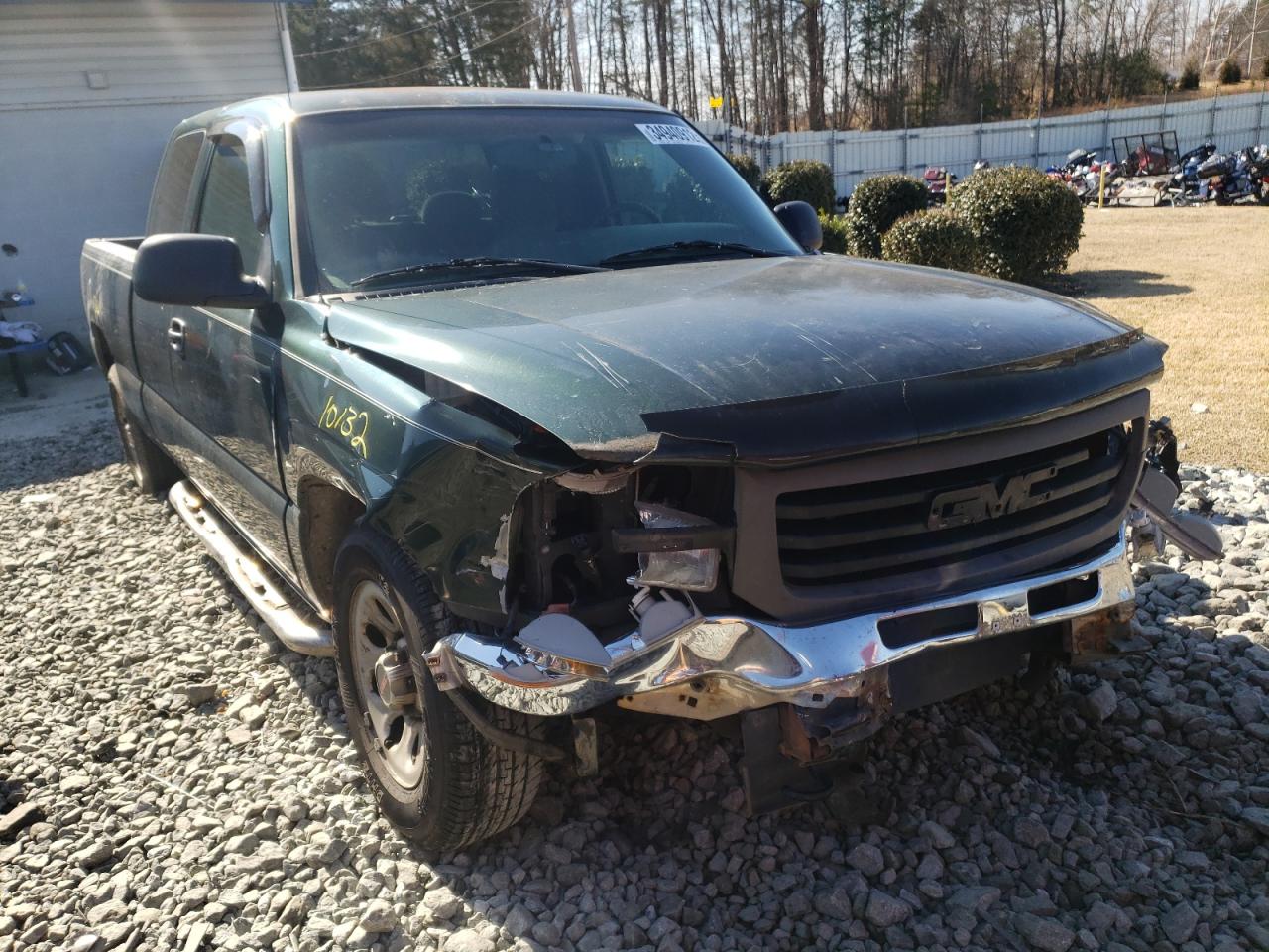 GMC SIERRA 150 2006 with VIN 1GTEC19V56Z155682 - Photo from auction