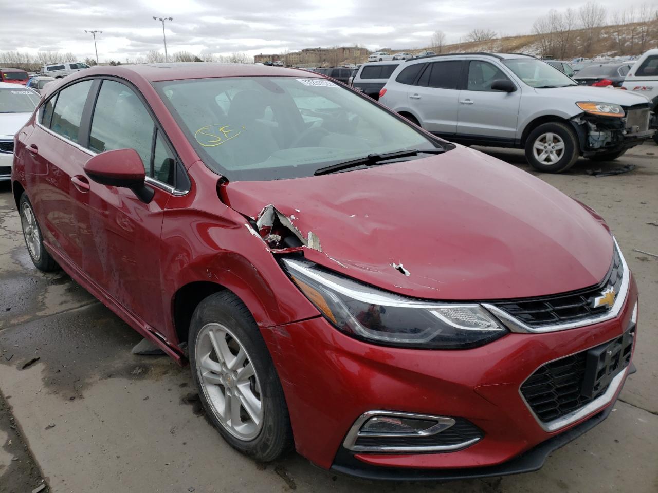 Photo 1 from auction – 2018 CHEVROLET CRUZE LT with VIN 3G1BE6SM7JS545452