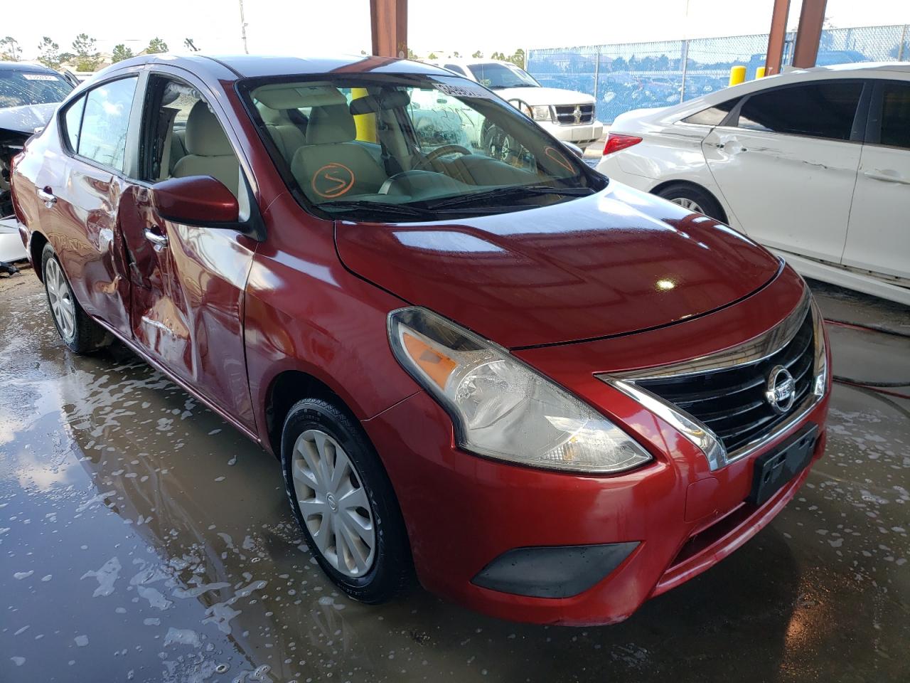 NISSAN VERSA S 2016 with VIN 3N1CN7AP9GL804882 - Photo from auction