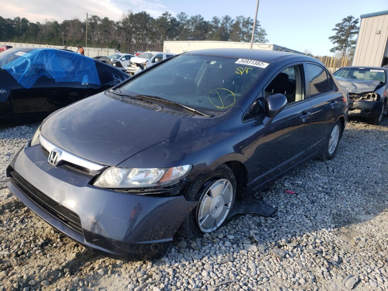 Photo 2 from auction – 2008 HONDA CIVIC HYBR with VIN JHMFA362X8S004752