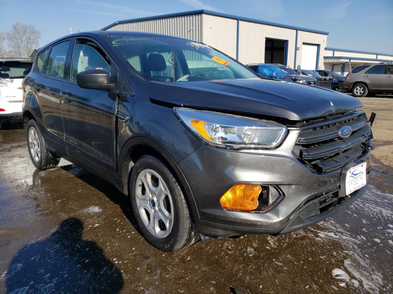 FORD ESCAPE S 2017 with VIN 1FMCU0F73HUD57338 - Photo from auction