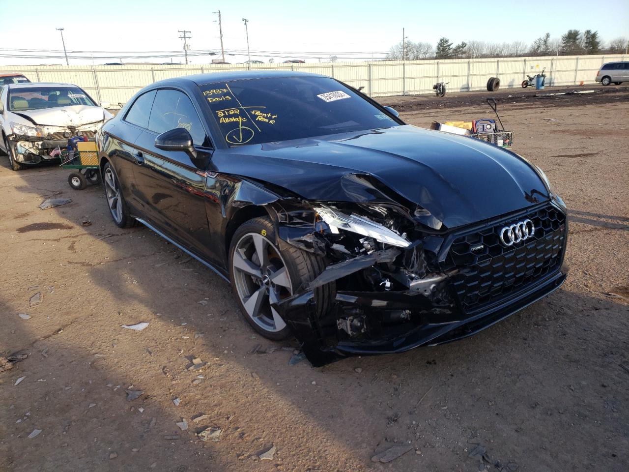 AUDI A5 PREMIUM 2021 with VIN WAUTAAF56MA012475 - Photo from auction