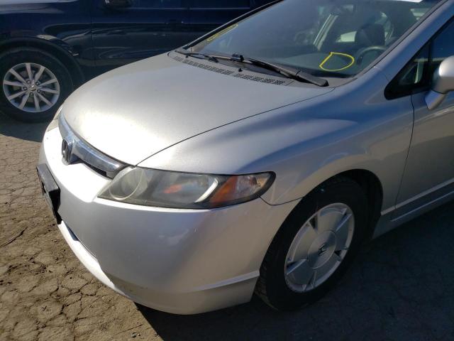 Photo 9 from auction – 2008 HONDA CIVIC HYBR with VIN JHMFA36248S014418