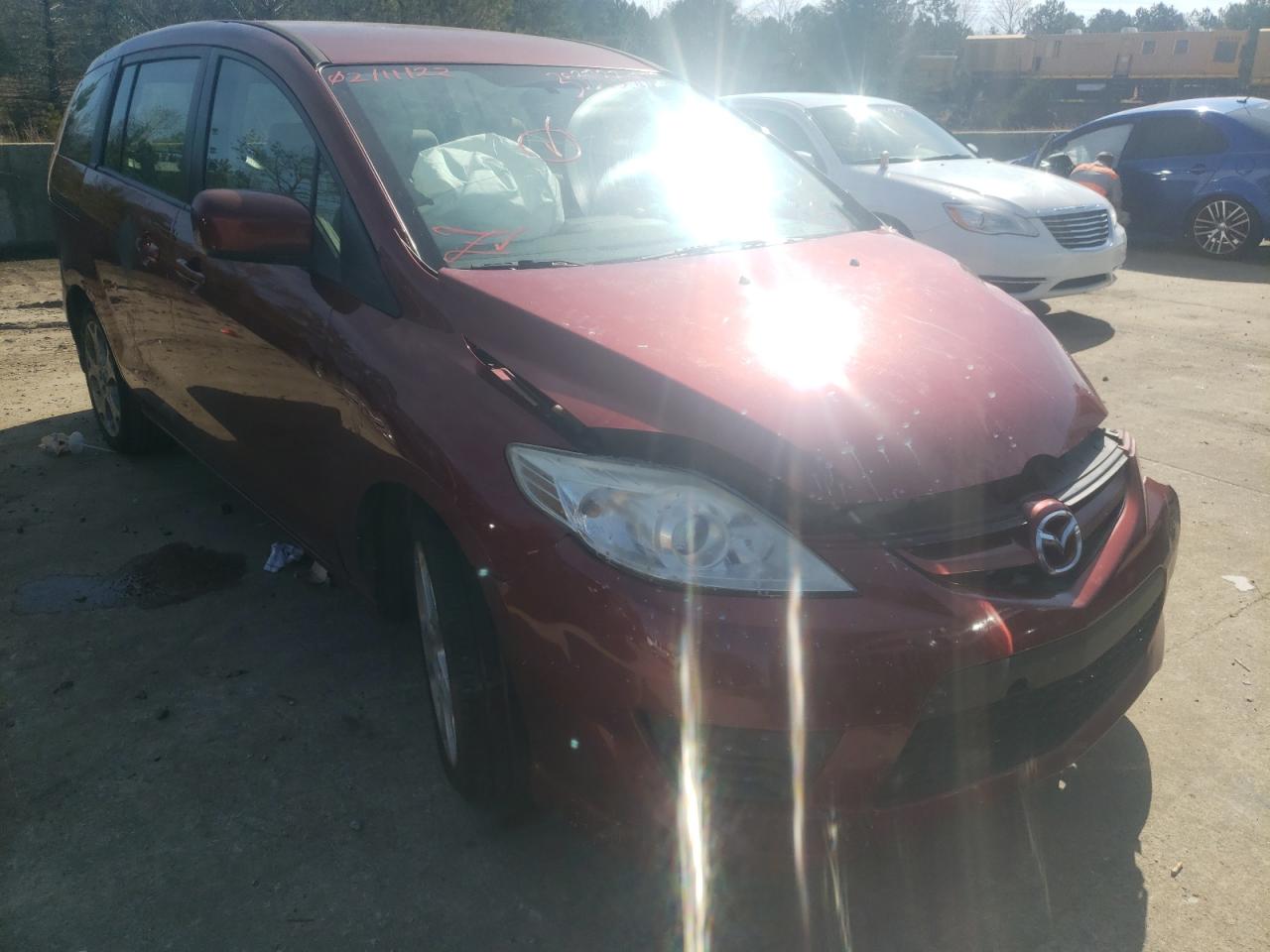MAZDA 5 2010 with VIN JM1CR2W37A0369648 - Photo from auction