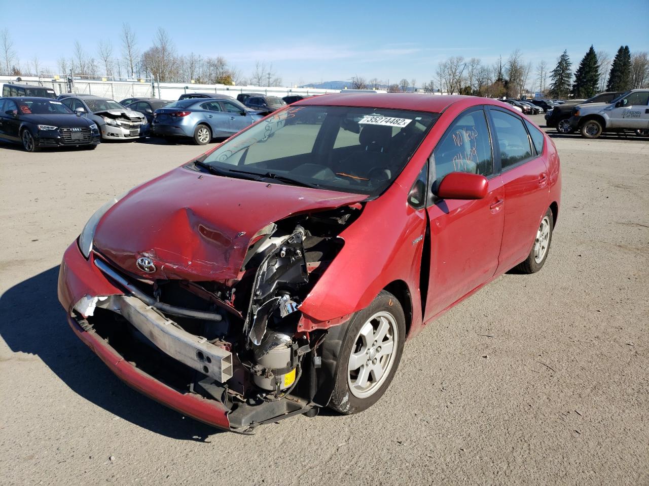 Photo 2 from auction – 2007 TOYOTA PRIUS with VIN JTDKB20U777583718