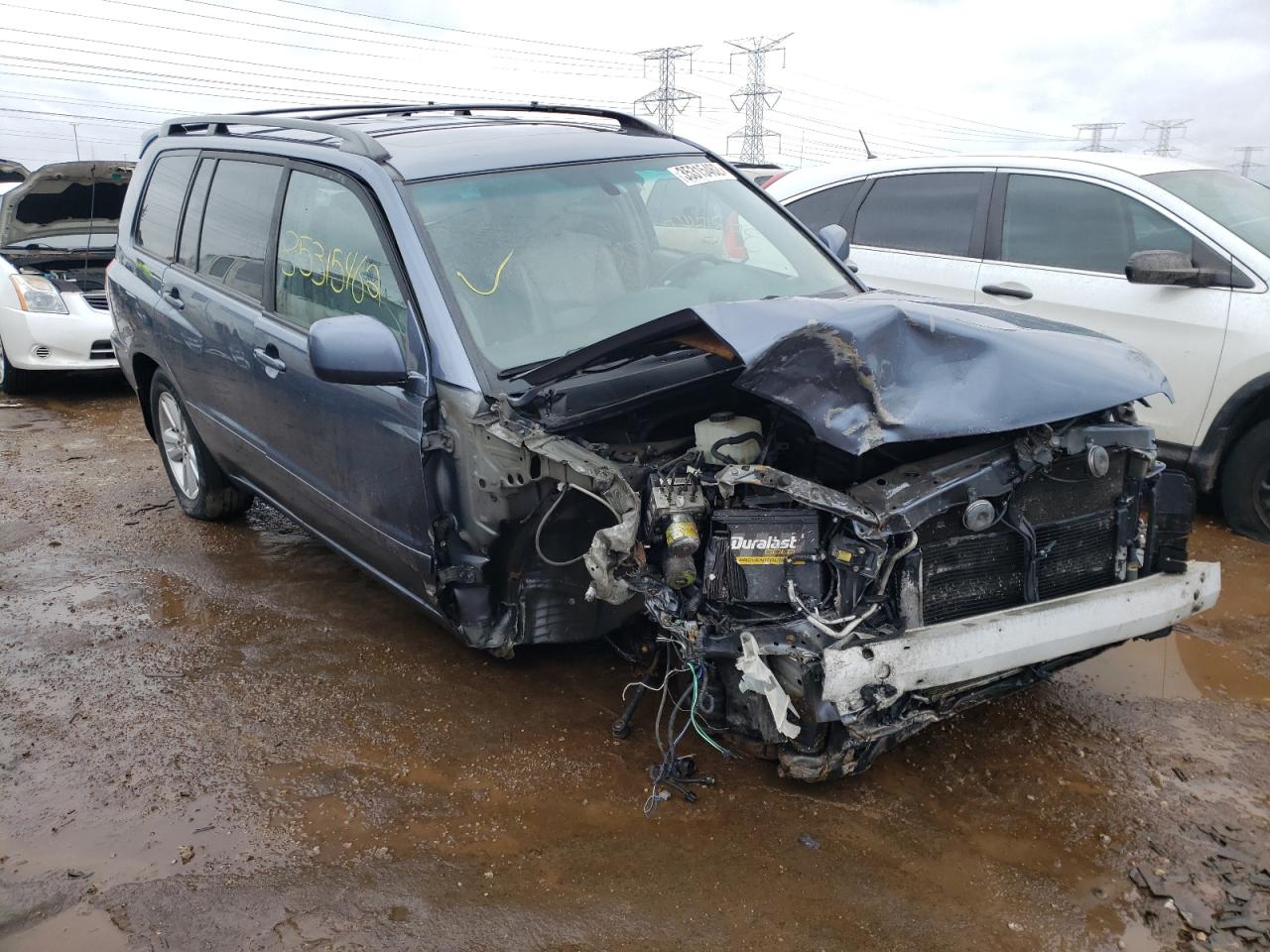TOYOTA HIGHLANDER 2006 with VIN JTEEW21A260008256 - Photo from auction