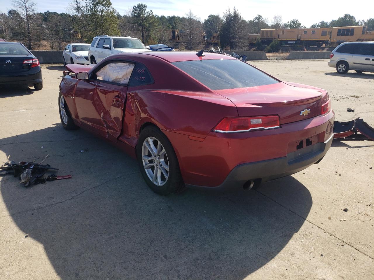 Photo 3 from auction – 2014 CHEVROLET CAMARO LT with VIN 2G1FB1E31E9144479