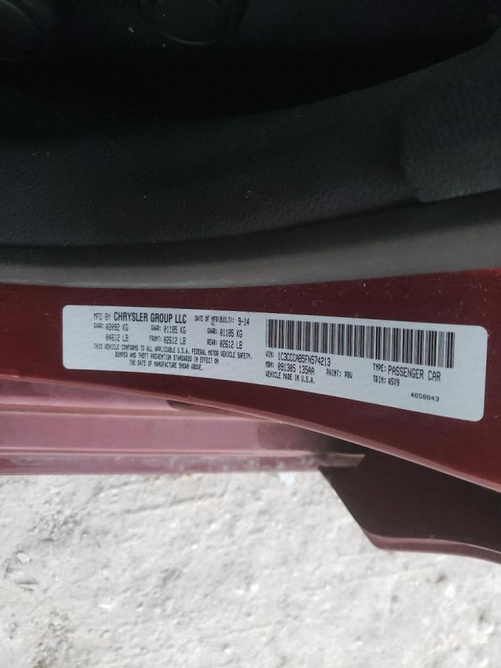 Photo 10 from auction – 2015 CHRYSLER 200 LIMITE with VIN 1C3CCCAB5FN574213